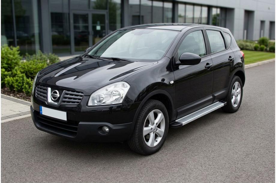 Nissan Qashqai 2007–2010 Bočne stopnice Maya V2 (2 kosa, aluminij) Image