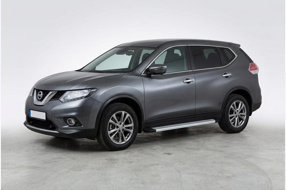 Nissan X-trail T32/Rogue 2014–2021 Bočne stopnice Maya V2 (2 kosa, aluminij) Image