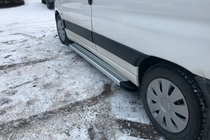 Peugeot Partner 1996–2008 Bočne stopnice Maya V2 (2 kosa, aluminij) fotografija 1
