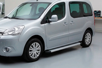 Peugeot Partner Tepee 2008–2018 Bočne stopnice Maya V2 (2 kosa, aluminij) fotografija 1