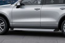Porsche Cayenne 2003–2010 Bočne stopnice Maya V2 (2 kosa, aluminij) fotografija 1