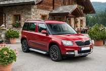 Skoda Yeti 2009–2017 Bočne stopnice Maya V2 (2 kosa, aluminij) fotografija 1