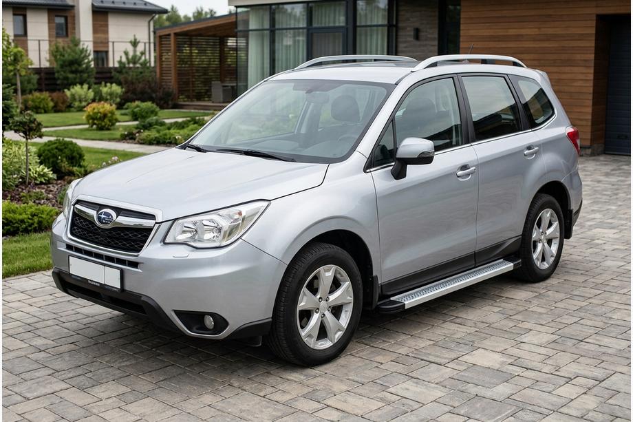 Subaru Forester 2013–2018 Bočne stopnice Maya V2 (2 kosa, aluminij) Image
