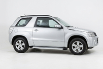 Suzuki Grand Vitara 2005–2017 Bočne stopnice Maya V2 (2 kosa, aluminij) fotografija 1