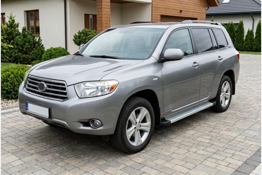 Toyota Highlander 2008–2013 Bočne stopnice Maya V2 (2 kosa, aluminij) Image