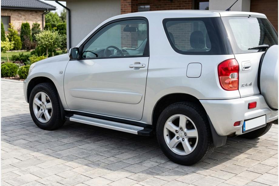 Toyota Rav 4 2001–2005 Bočne stopnice Maya V2 (2 kosa, aluminij) Image