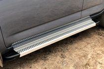 Toyota Rav 4 2006–2013 Bočne stopnice Maya V2 (2 kosa, aluminij) fotografija 2