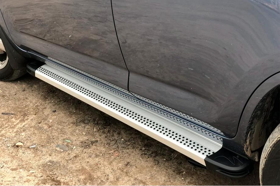 Toyota Rav 4 2006–2013 Bočne stopnice Maya V2 (2 kosa, aluminij) Image
