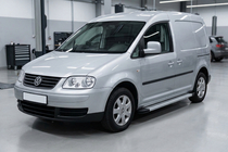Volkswagen Caddy 2004–2010 Bočne stopnice Maya V2 (2 kosa, aluminij) Standardna baza fotografija 1