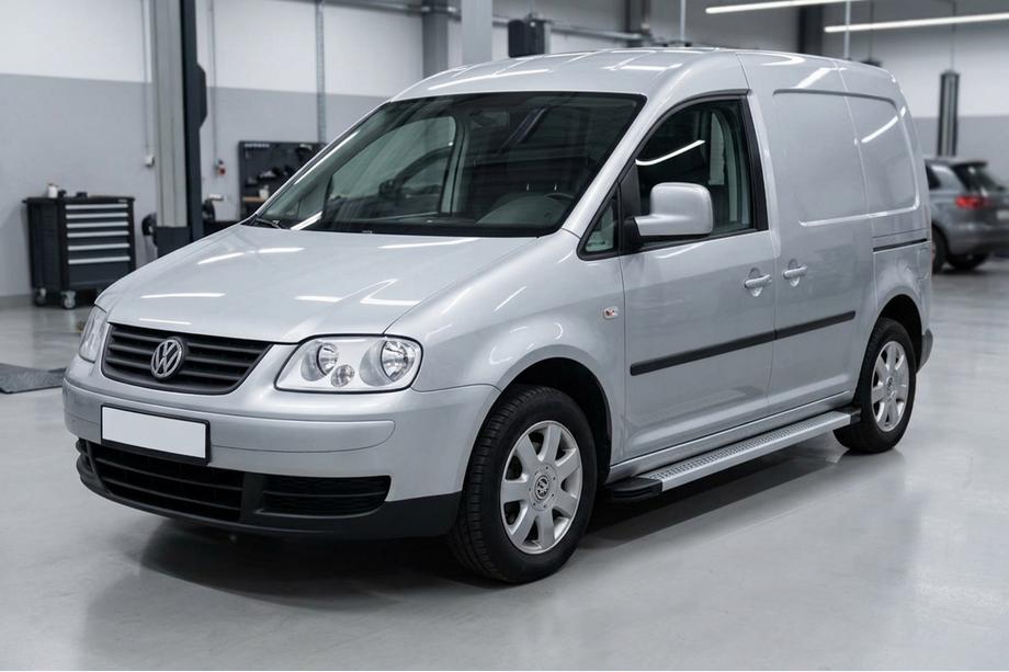 Volkswagen Caddy 2004–2010 Bočne stopnice Maya V2 (2 kosa, aluminij) Standardna baza Image
