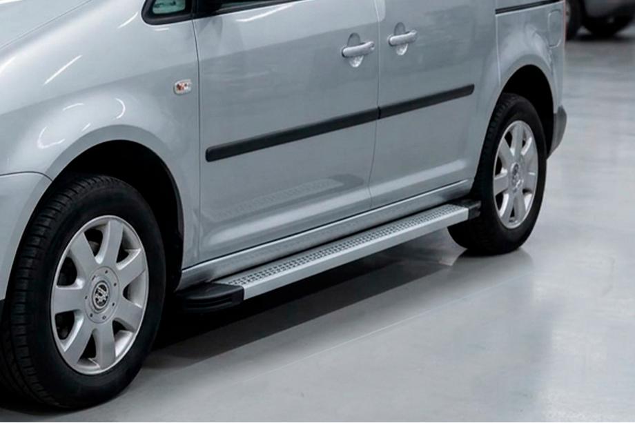 Volkswagen Caddy 2010–2015 Bočne stopnice Maya V2 (2 kosa, aluminij) Image