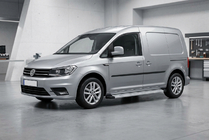 Volkswagen Caddy 2015–2020 Stranske stopnice Maya V2 (2 kosa, aluminij) fotografija 1
