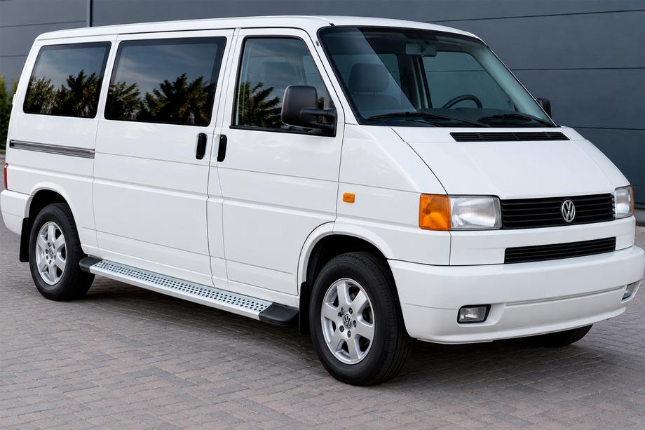 Volkswagen T4 Transporter 1990–2003 Bočne stopnice Maya V2 (2 kosa, aluminij) Kratka medosna razdalja Image