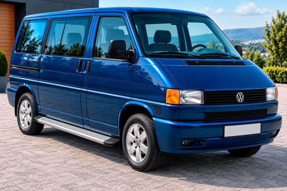 Volkswagen T4 Caravelle/Multivan 1990–2003 Bočne stopnice Maya V2 (2 kosa, aluminij) Image