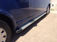Volkswagen T6 2015–2024 Bočne stopnice Maya V2 (2 kosa, aluminij) Dolga medosna razdalja fotografija 2