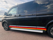 Volkswagen T6 2015–2024 Bočne stopnice Maya V2 (2 kosa, aluminij) Dolga medosna razdalja fotografija 5