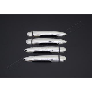 Kromirane obloge kljuk vrat (4 kosi, nerjavno jeklo) Renault Megane II 2004–2009 fotografija 3