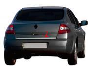 Renault Megane II 2004–2009 Zaščitna letev roba prtljažnika (nerjaveče jeklo) HB, OmsaLine - italijansko nerjaveče jeklo fotografija 5
