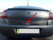 Renault Megane II 2004–2009 Zaščitna letev roba prtljažnika (nerjaveče jeklo) HB, OmsaLine - italijansko nerjaveče jeklo fotografija 6