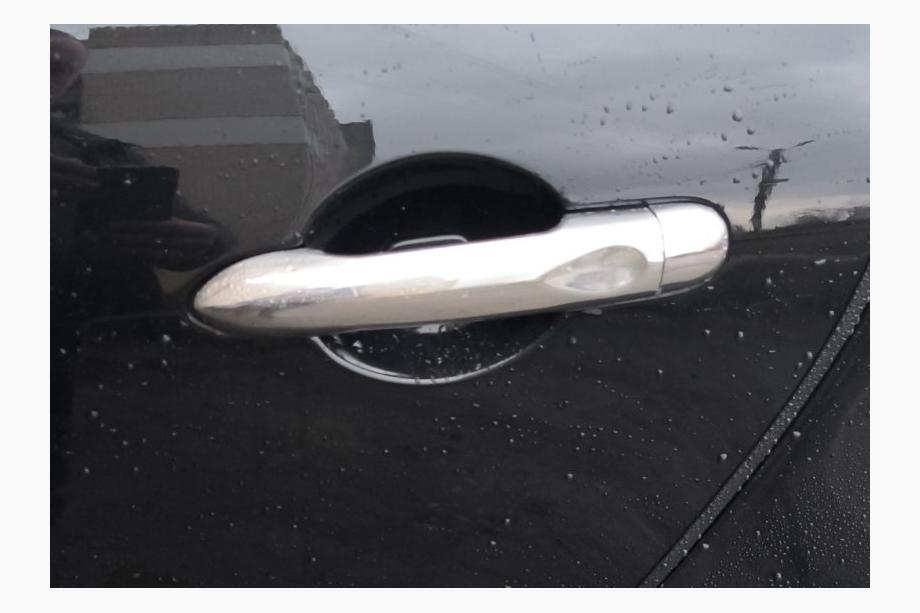 Renault Megane III 2009–2016 Kromirane obloge kljuk vrat (4 kosi, nerjavno jeklo) Brez čipa, Carmos – turško jeklo Fotografija 4