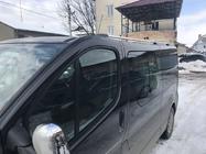 Renault Trafic 2001–2015 Kromirane strešne sani Dolga različica, plastični nosilci fotografija 9