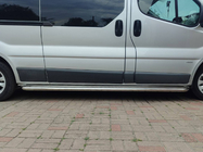 Renault Trafic 2001–2015 Stranski pragovi Premium (2 kos, nerj.) fotografija 12