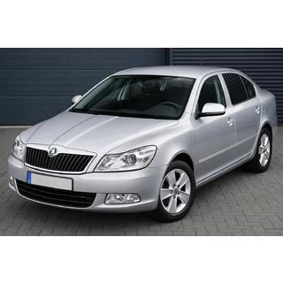 Kromirani pokrovi ogledal (2 kosa, nerjavno jeklo) Skoda Octavia II A5 2006–2010 fotografija 1