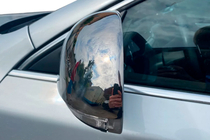 Skoda Octavia II A5 2010–2013 Kromirani pokrovi ogledal (2 kosa, nerjavno jeklo) Carmos - turško nerjaveče jeklo fotografija 5