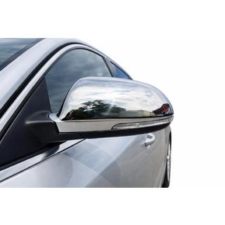 Kromirani pokrovi ogledal (2 kosa, nerjavno jeklo) Skoda Octavia II A5 2010–2013 fotografija 1