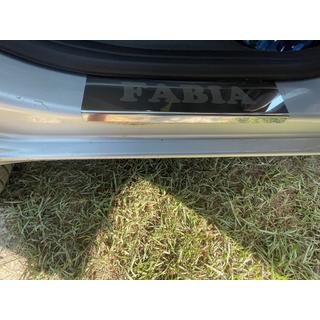 Obloge pragov Carmos (4-delni komplet, inox) Skoda Fabia 2007–2014 fotografija 1