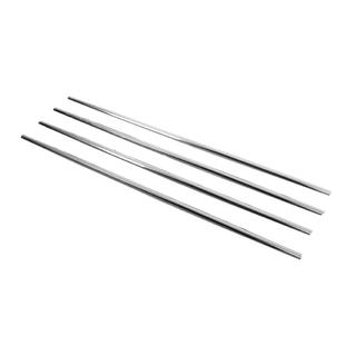 Zunanja okenska obroba (4 kosi, inox) Toyota Corolla 2007–2013 fotografija 4