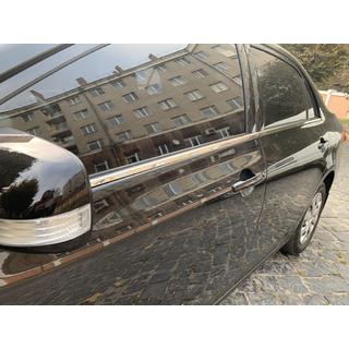 Zunanja okenska obroba (4 kosi, inox) Toyota Corolla 2007–2013 fotografija 2