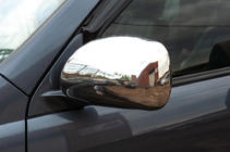 Toyota Land Cruiser Prado 120 2002–2009 Kromirani pokrovi ogledal (2 kosa, nerjavno jeklo) fotografija 6
