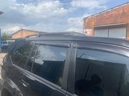 Toyota Land Cruiser Prado 120 2002–2009 Črne turške strešne sani Plastične pritrdilne noge fotografija 15