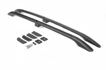 Toyota Land Cruiser Prado 120 2002–2009 Črne turške strešne sani Plastične pritrdilne noge fotografija 17