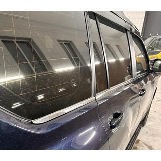 Okenske obrobe (6 kos, nerjavno jeklo) Toyota Land Cruiser Prado 150 2009–2023 fotografija 1