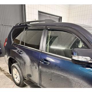 Okenske obrobe (6 kos, nerjavno jeklo) Toyota Land Cruiser Prado 150 2009–2023 fotografija 2