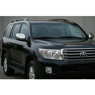 Pokrovi ogledal 2008-2012 (2 kosa, nerjavno jeklo) Toyota Land Cruiser 200 2007–2021 fotografija 1