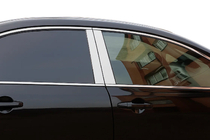 Honda Civic Sedan VIII 2006–2011 Letvice stebričkov vrat (6 kos, nerjavno jeklo) fotografija 2