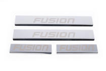 Ford Fusion 2002–2012 Obloge pragov Carmos (4-delni komplet, inox) fotografija 2