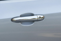 Hyundai Elantra (HD) 2006–2011 Kromirane obloge kljuk vrat (4 kosi, nerjavno jeklo) OmsaLine - italijansko nerjavno jeklo fotografija 3