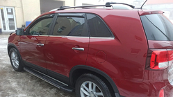 Kia Sorento II XM 2009–2014 Okenske obrobe (6 kos, nerjavno jeklo) fotografija 8