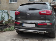 Kia Sportage 2010–2015 Zaščitna letev roba prtljažnika (nerjaveče jeklo) fotografija 5