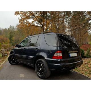 Okrasna letev nad registrsko tablico (inox) Mercedes ML W163 1997–2005 fotografija 3