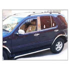 Mercedes ML W163 1997–2005 Zunanje okenske obrobe (6 kos, nerjavno jeklo) Carmos - turško nerjaveče jeklo fotografija 5