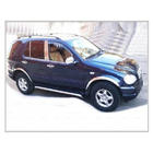 Mercedes ML W163 1997–2005 Zunanje okenske obrobe (6 kos, nerjavno jeklo) Carmos - turško nerjaveče jeklo fotografija 4