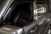 Mitsubishi Pajero Wagon IV 2006–2021 Okenske obrobe (4 kos, nerjavno jeklo) fotografija 1