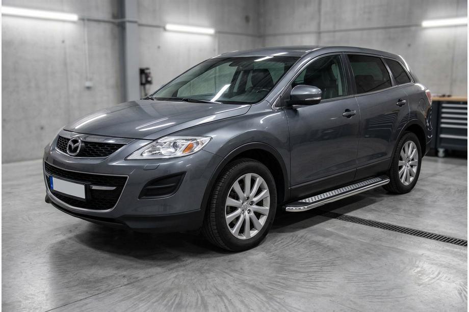 Mazda CX-9 2007–2016 Stranske stopnice Maydos V2 (2 kosa, nerjavno jeklo) Image