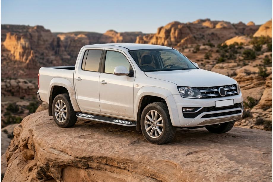 Volkswagen Amarok 2010–2022 Bočne stopnice Tayga V2 (2 kosa, aluminij) Image