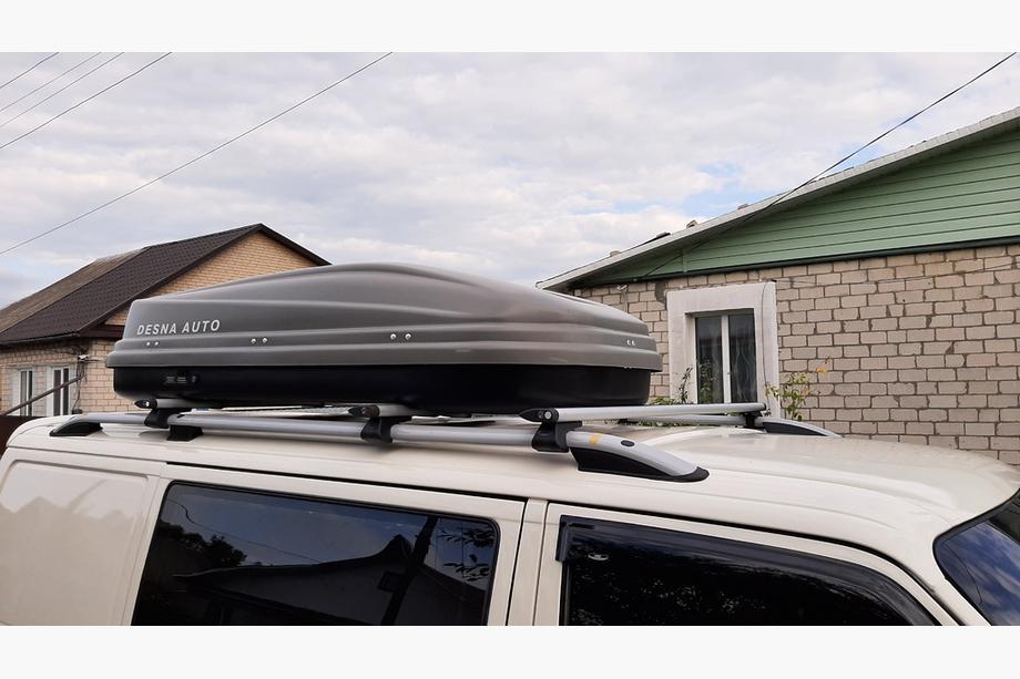 Volkswagen T4 Transporter 1990–2003 Strešne vzdolžne letve Skyport (mat siva) Dolga medosna razdalja Image